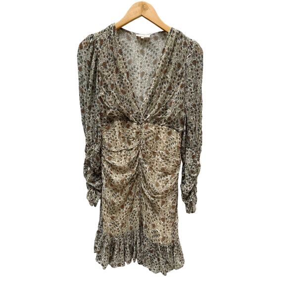 by Timo Print V-Neck Long Sleeve
Georgette Dress size M - Picture 1 of 9